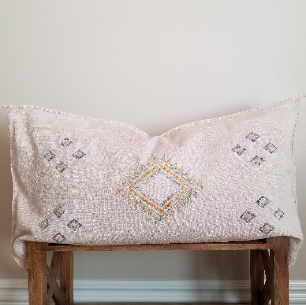 Cactus (Sabra) Silk Moroccan Pillow Cover
